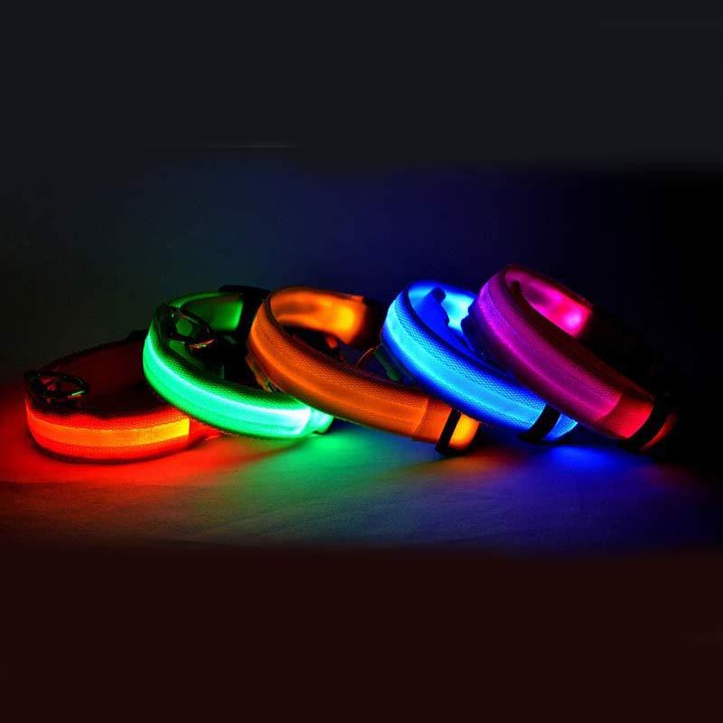 LED Pet Dog Glow Collar