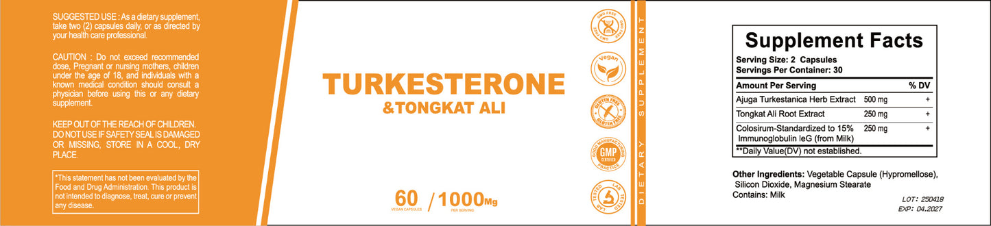 Turkesterone & Tongkat Ali