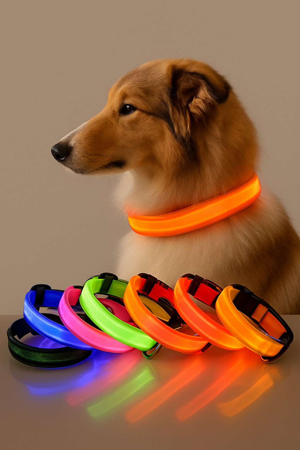 LED Pet Dog Glow Collar